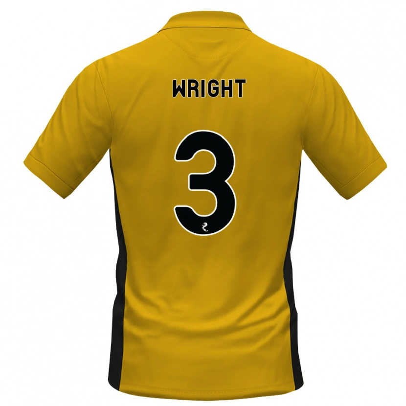 Danxen Niño Camiseta Duncan Wright #3 Naranja Negro 1ª Equipación 2026/27 La Camisa