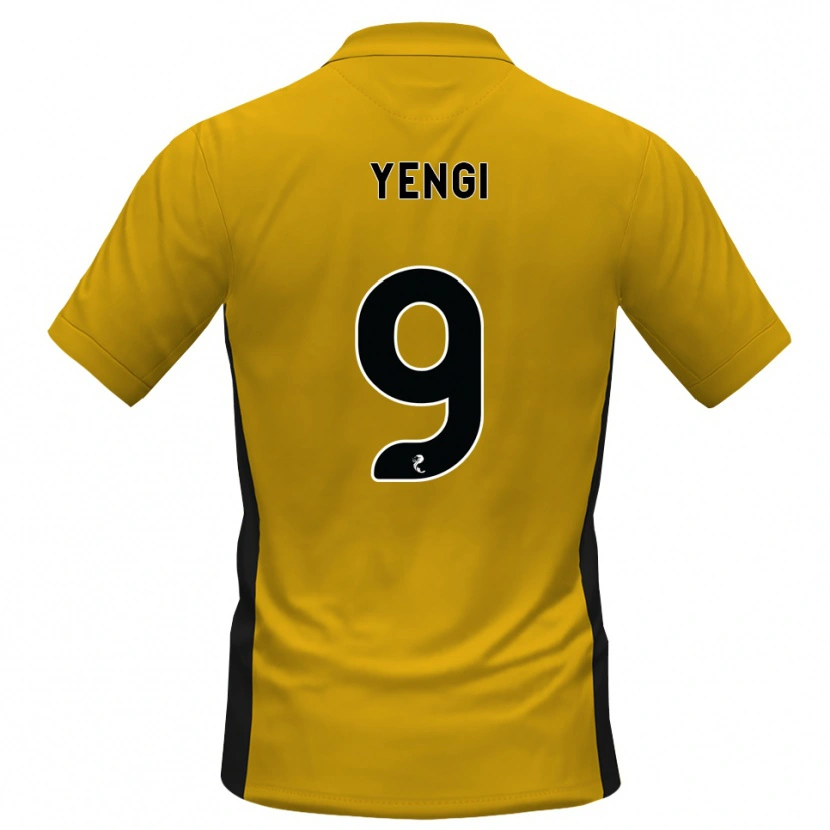 Danxen Niño Camiseta Tete Yengi #9 Naranja Negro 1ª Equipación 2026/27 La Camisa