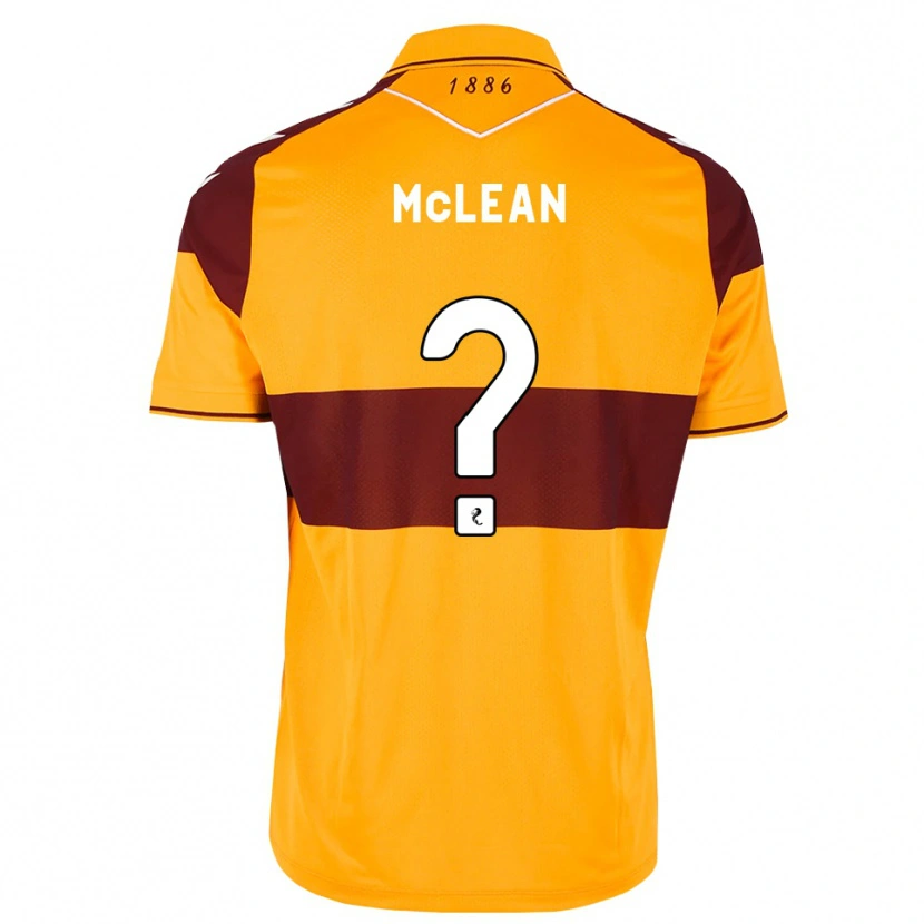 Danxen Niño Camiseta Harry Mclean #0 Granate Naranja 1ª Equipación 2026/27 La Camisa