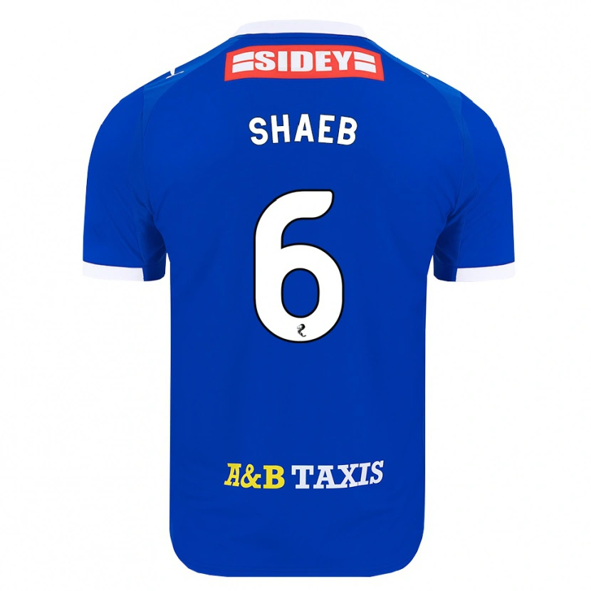 Danxen Niño Camiseta Adam Shaeb #6 Azul Rojo Amarillo 1ª Equipación 2026/27 La Camisa