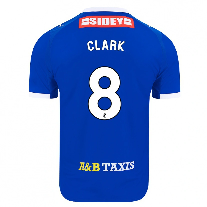 Danxen Niño Camiseta Hannah Clark #8 Azul Rojo Amarillo 1ª Equipación 2026/27 La Camisa
