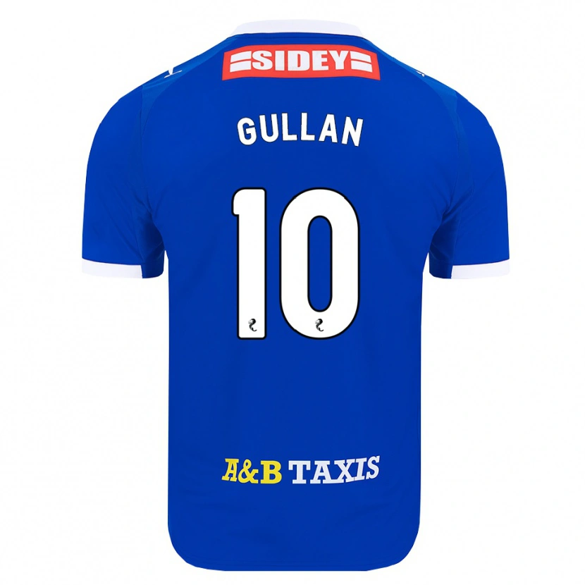 Danxen Niño Camiseta Jamie Gullan #10 Azul Rojo Amarillo 1ª Equipación 2026/27 La Camisa