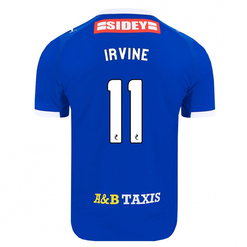 Danxen Niño Camiseta Niamh Irvine #11 Azul Rojo Amarillo 1ª Equipación 2026/27 La Camisa