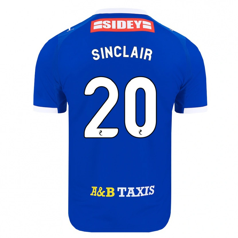 Danxen Niño Camiseta Ross Sinclair #20 Azul Rojo Amarillo 1ª Equipación 2026/27 La Camisa
