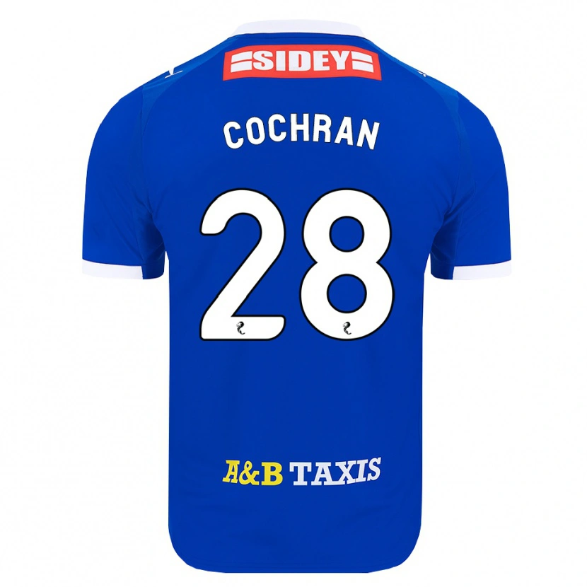 Danxen Niño Camiseta Bobby Cochran #28 Azul Rojo Amarillo 1ª Equipación 2026/27 La Camisa