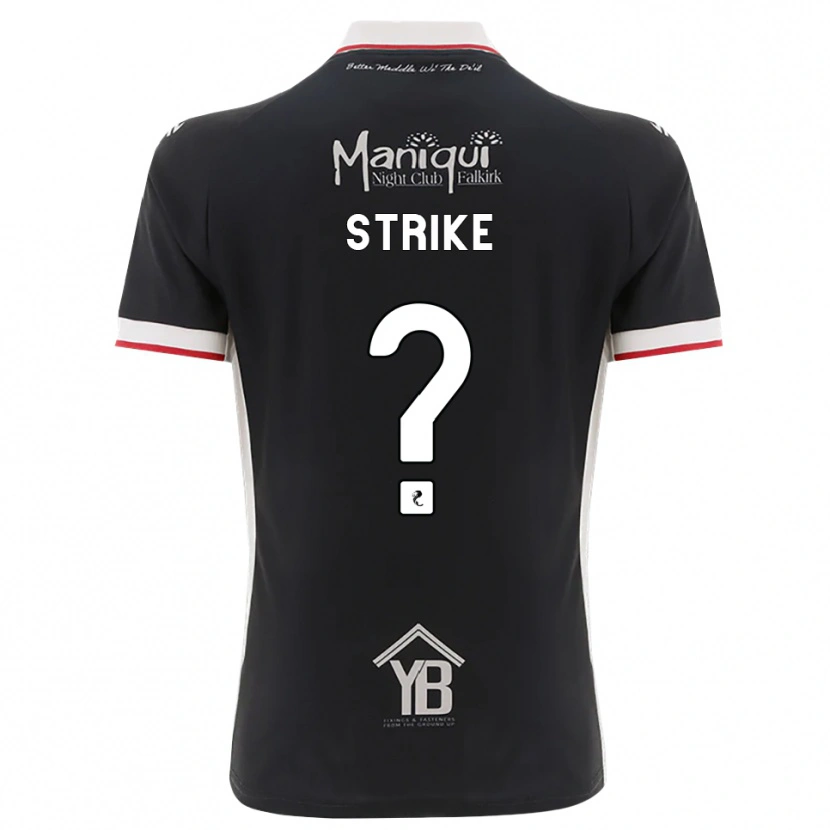 Danxen Niño Camiseta Ally Strike #0 Negro Blanco Rojo 1ª Equipación 2026/27 La Camisa