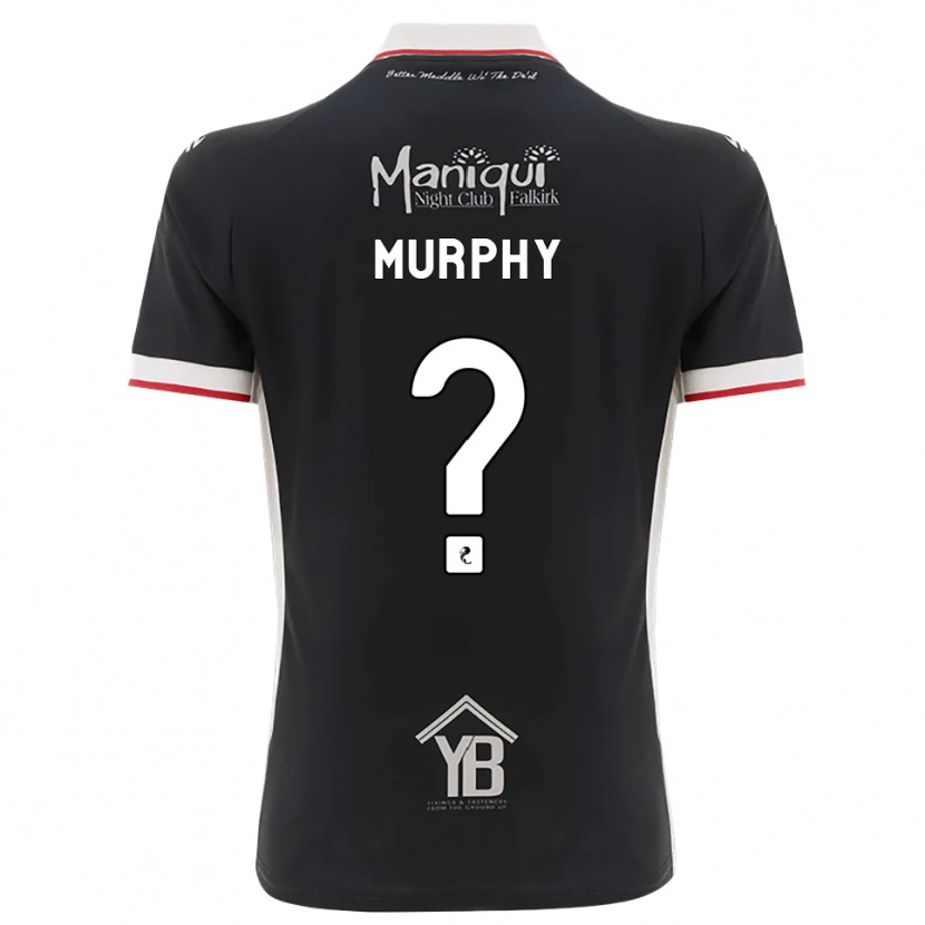Danxen Niño Camiseta Olivia Murphy #0 Negro Blanco Rojo 1ª Equipación 2026/27 La Camisa