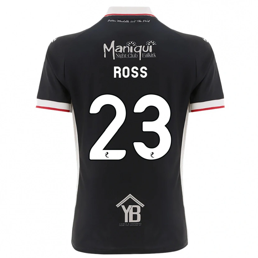 Danxen Niño Camiseta Ethan Ross #23 Negro Blanco Rojo 1ª Equipación 2026/27 La Camisa