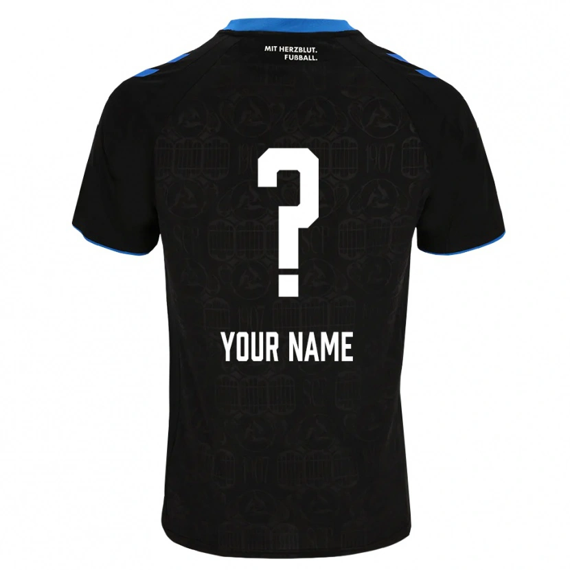 Danxen Niño Camiseta Su Nombre #0 Negro Blanco Rojo 1ª Equipación 2026/27 La Camisa