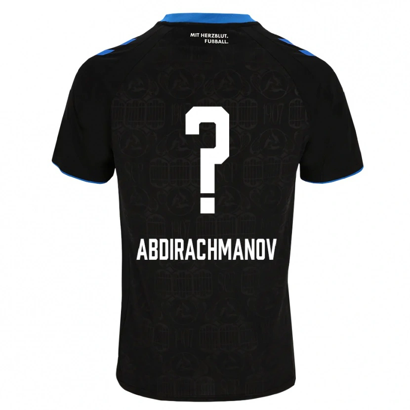 Danxen Niño Camiseta Islom Abdirachmanov #0 Negro Blanco Rojo 1ª Equipación 2026/27 La Camisa