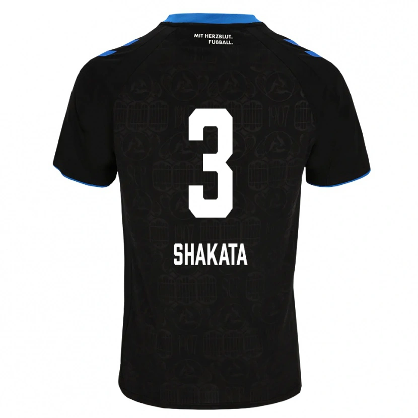 Danxen Niño Camiseta Haruto Shakata #3 Negro Blanco Rojo 1ª Equipación 2026/27 La Camisa