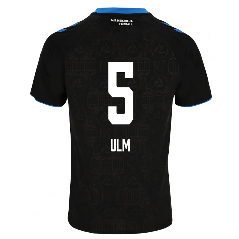Danxen Niño Camiseta Ethan Ulm #5 Negro Blanco Rojo 1ª Equipación 2026/27 La Camisa