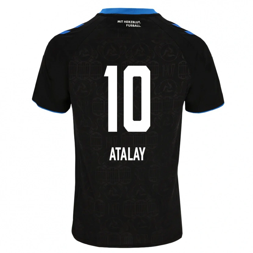 Danxen Niño Camiseta Ibrahim Atalay #10 Negro Blanco Rojo 1ª Equipación 2026/27 La Camisa