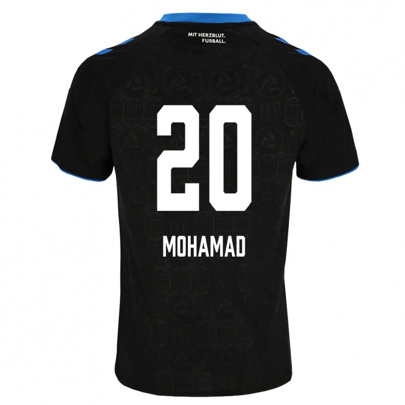 Danxen Niño Camiseta Hassan Mohamad #20 Negro Blanco Rojo 1ª Equipación 2026/27 La Camisa