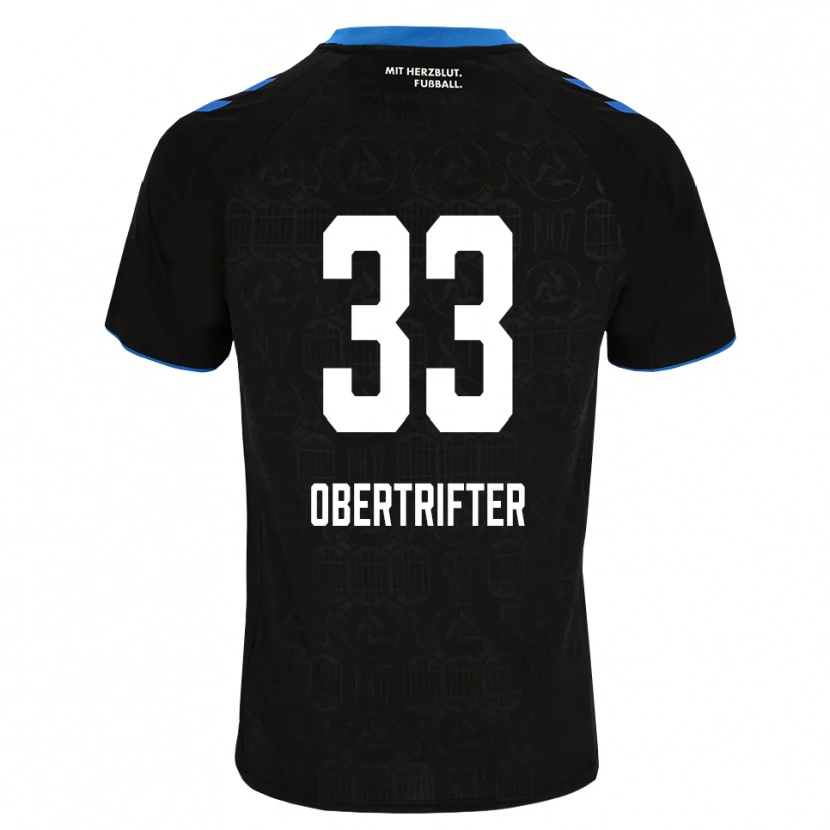 Danxen Niño Camiseta Ben Obertrifter #33 Negro Blanco Rojo 1ª Equipación 2026/27 La Camisa