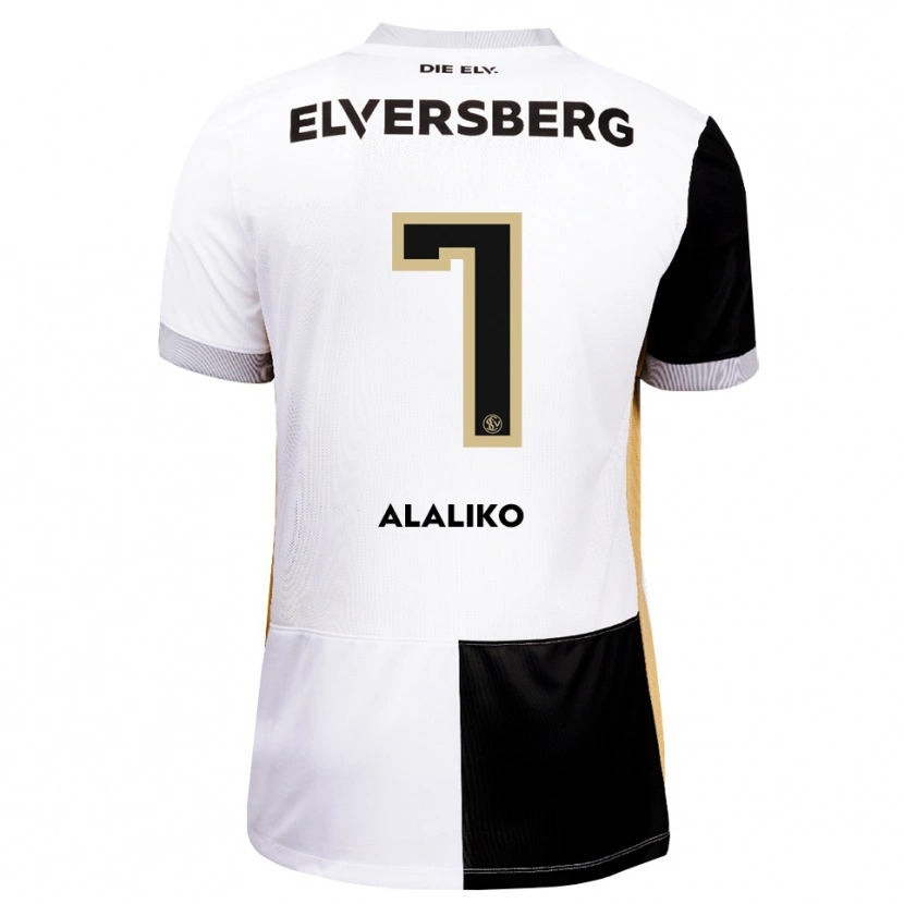 Danxen Niño Camiseta Alan Alaliko #7 Negro Blanco Marrón 1ª Equipación 2026/27 La Camisa