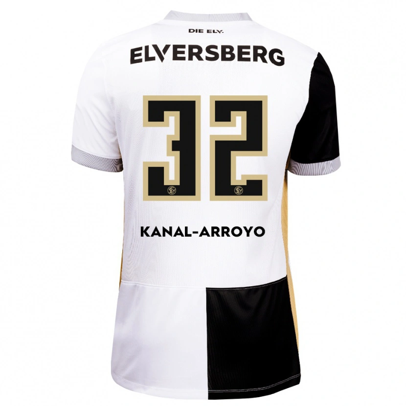 Danxen Niño Camiseta Sullyvan Kanal-Arroyo #32 Negro Blanco Marrón 1ª Equipación 2026/27 La Camisa