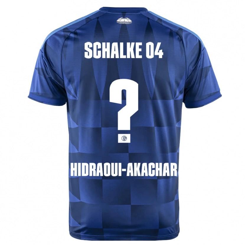 Danxen Niño Camiseta Yassin Hidraoui-Akachar #0 Azul Oscuro Amarillo Blanco 1ª Equipación 2026/27 La Camisa