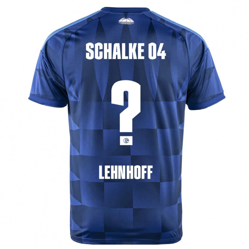 Danxen Niño Camiseta Luca Lehnhoff #0 Azul Oscuro Amarillo Blanco 1ª Equipación 2026/27 La Camisa