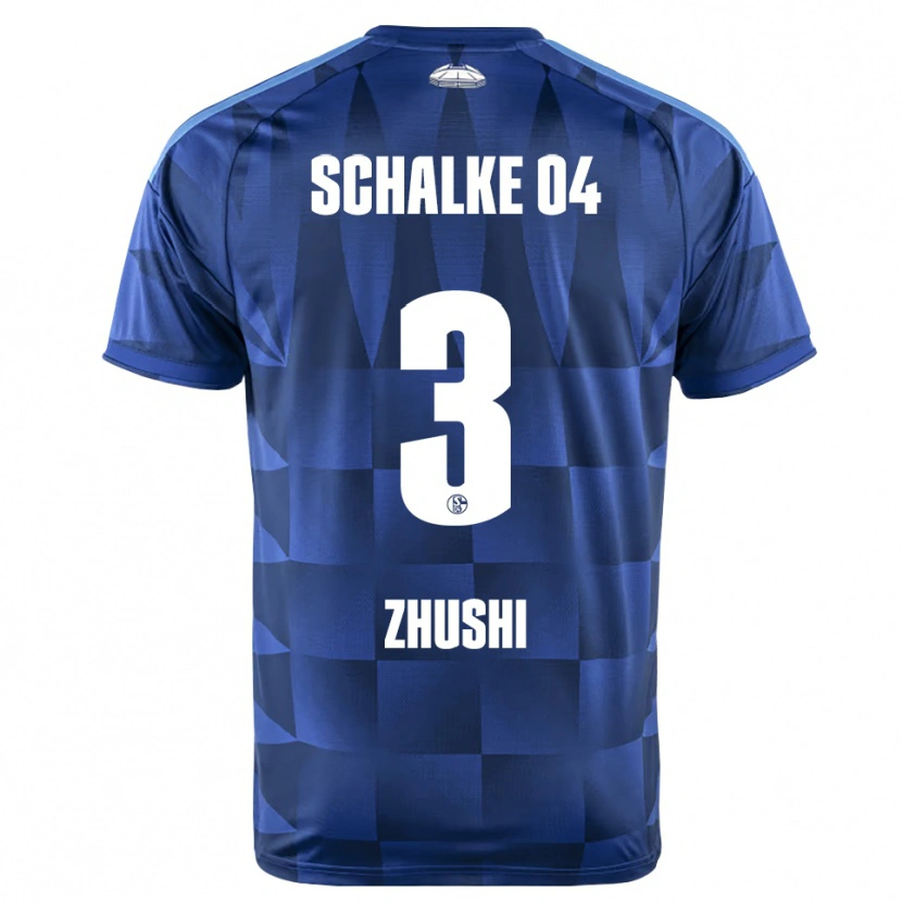 Danxen Niño Camiseta Laurin Zhushi #3 Azul Oscuro Amarillo Blanco 1ª Equipación 2026/27 La Camisa