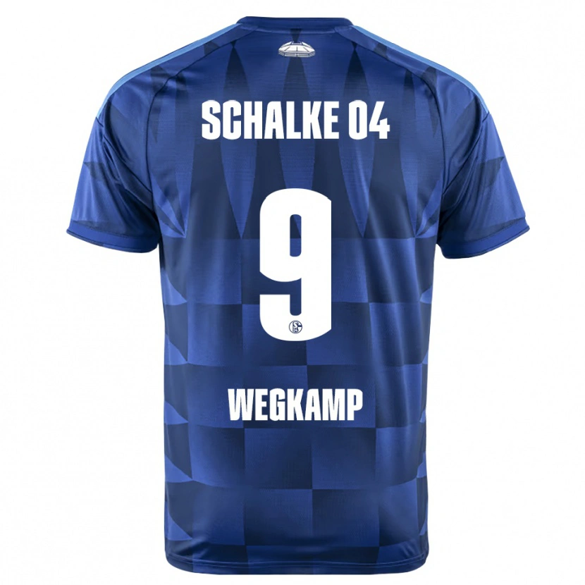 Danxen Niño Camiseta Gerrit Wegkamp #9 Azul Oscuro Amarillo Blanco 1ª Equipación 2026/27 La Camisa