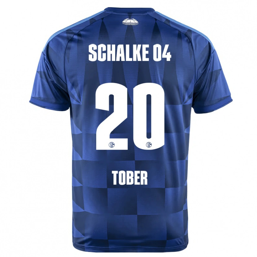 Danxen Niño Camiseta Louis Tober #20 Azul Oscuro Amarillo Blanco 1ª Equipación 2026/27 La Camisa