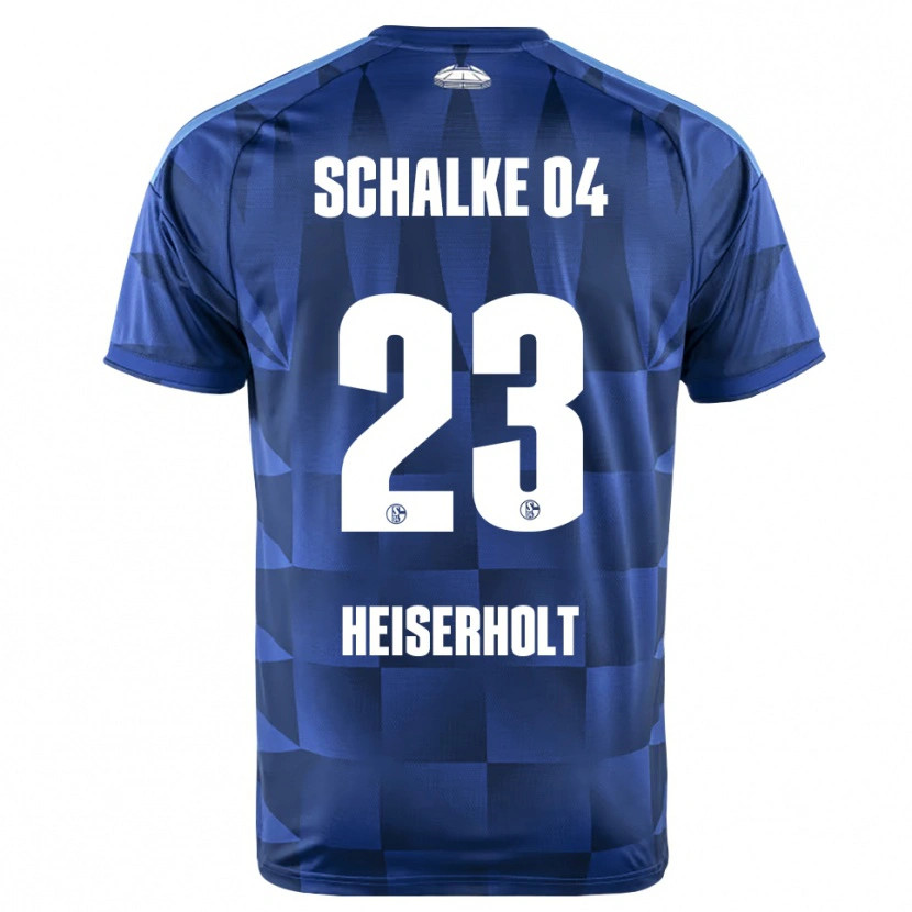 Danxen Niño Camiseta Finn Heiserholt #23 Azul Oscuro Amarillo Blanco 1ª Equipación 2026/27 La Camisa
