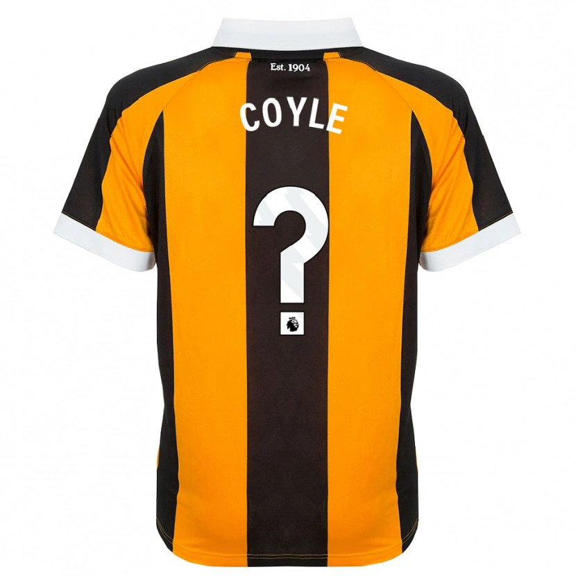 Danxen Niño Camiseta Rocco Coyle #0 Naranja Negro Blanco 1ª Equipación 2026/27 La Camisa