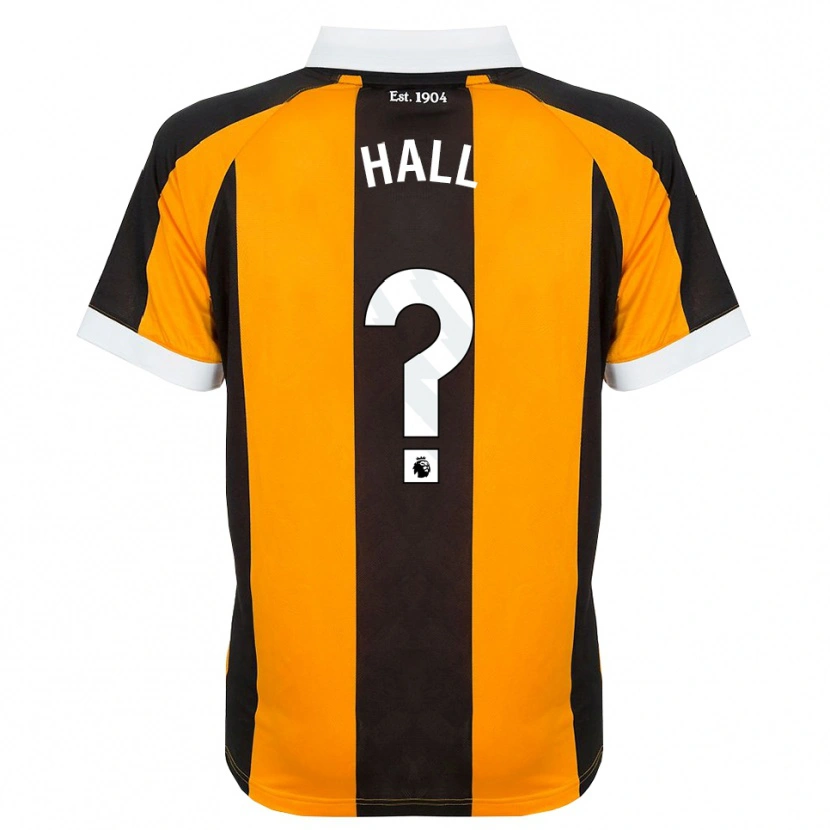 Danxen Niño Camiseta Sincere Hall #0 Naranja Negro Blanco 1ª Equipación 2026/27 La Camisa