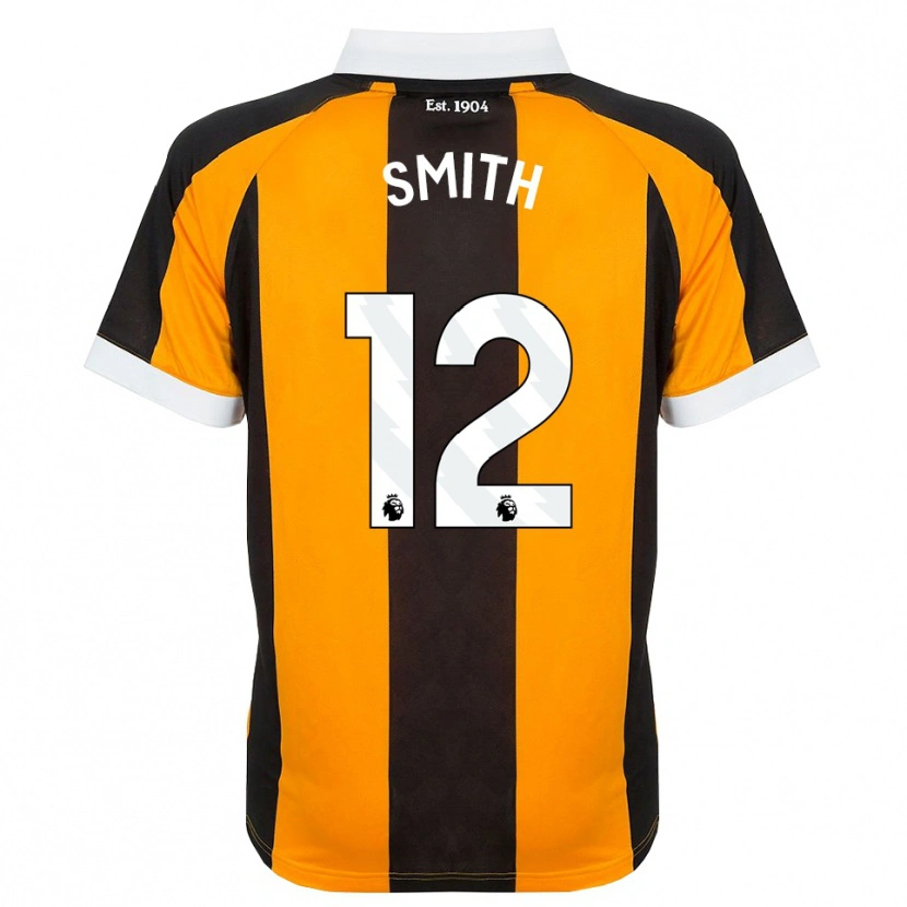 Danxen Niño Camiseta Emily Smith #12 Naranja Negro Blanco 1ª Equipación 2026/27 La Camisa