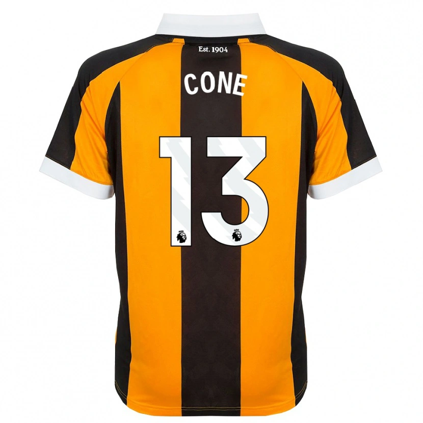 Danxen Niño Camiseta Sharla Cone #13 Naranja Negro Blanco 1ª Equipación 2026/27 La Camisa