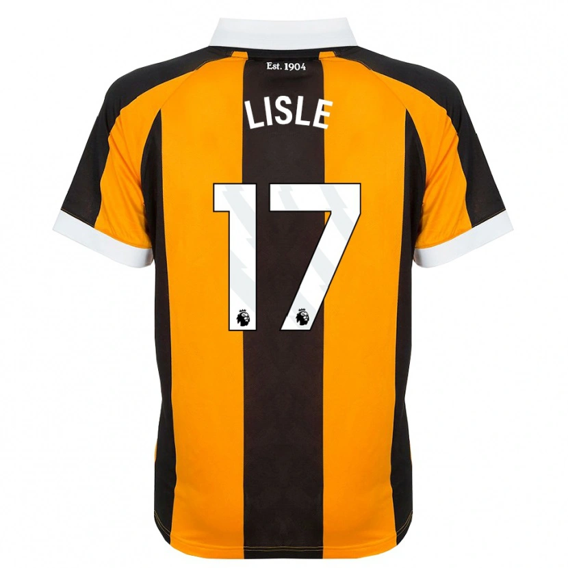 Danxen Niño Camiseta Mary Lisle #17 Naranja Negro Blanco 1ª Equipación 2026/27 La Camisa