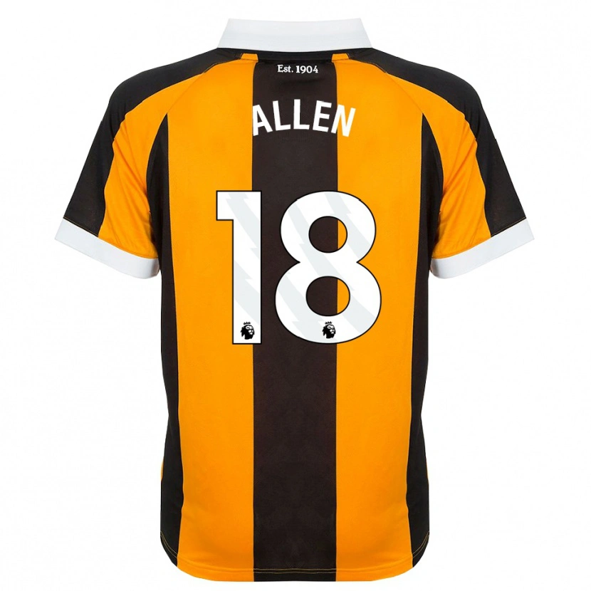 Danxen Niño Camiseta Aaliyah Allen #18 Naranja Negro Blanco 1ª Equipación 2026/27 La Camisa