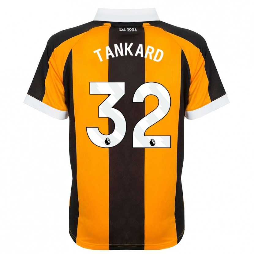 Danxen Niño Camiseta Lily Tankard #32 Naranja Negro Blanco 1ª Equipación 2026/27 La Camisa