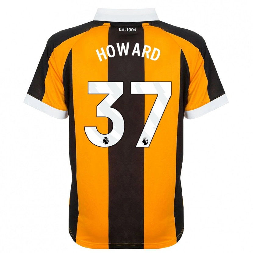 Danxen Niño Camiseta Scarlet Howard #37 Naranja Negro Blanco 1ª Equipación 2026/27 La Camisa