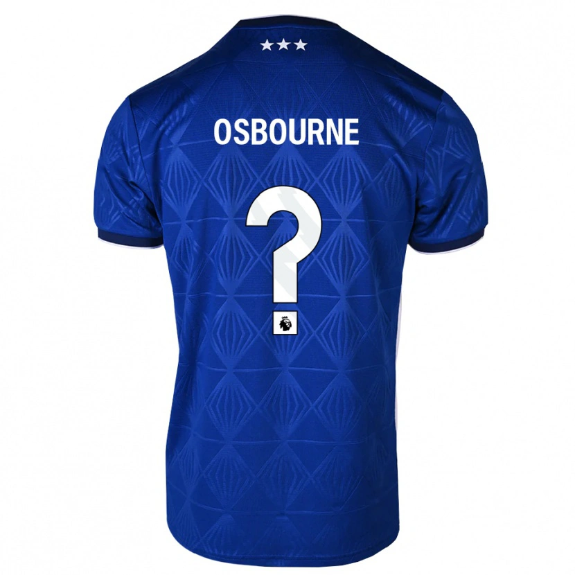 Danxen Niño Camiseta Tyrese Osbourne #0 Azul Medio Blanco Rojo 1ª Equipación 2026/27 La Camisa