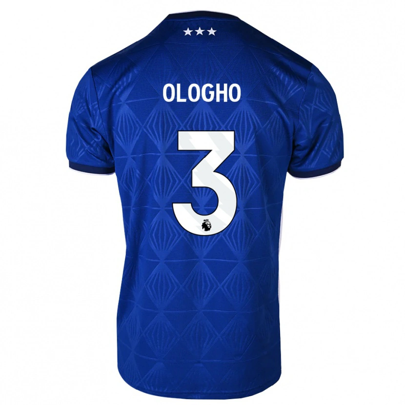 Danxen Niño Camiseta Daniel Ologho #3 Azul Medio Blanco Rojo 1ª Equipación 2026/27 La Camisa