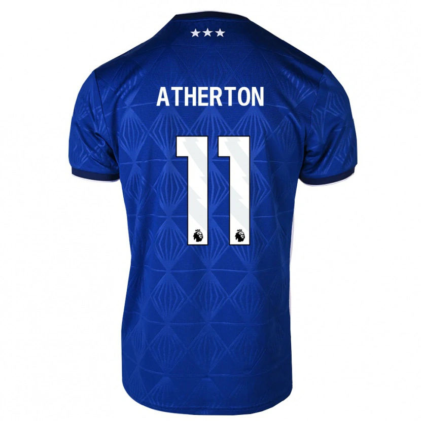 Danxen Niño Camiseta Chris Atherton #11 Azul Medio Blanco Rojo 1ª Equipación 2026/27 La Camisa