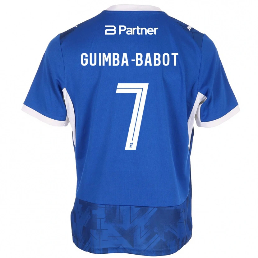 Danxen Niño Camiseta Khays Guimba-Babot #7 Azul Medio Blanco 1ª Equipación 2026/27 La Camisa