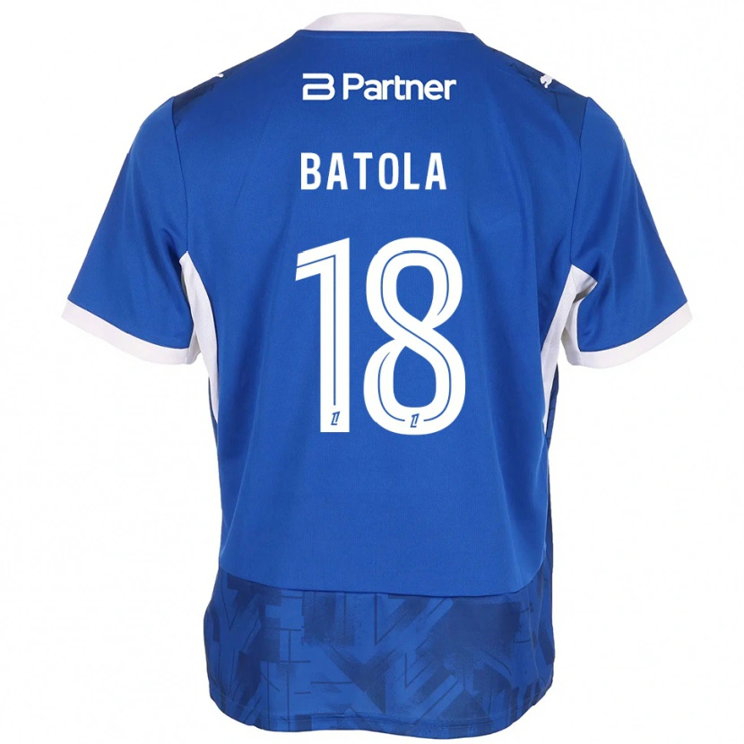 Danxen Niño Camiseta Christ Batola #18 Azul Medio Blanco 1ª Equipación 2026/27 La Camisa