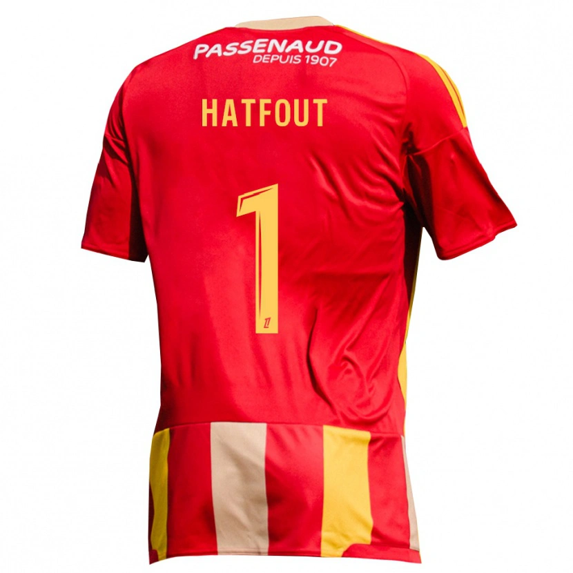 Danxen Niño Camiseta Ewan Hatfout #1 Rojo Amarillo Verde 1ª Equipación 2026/27 La Camisa