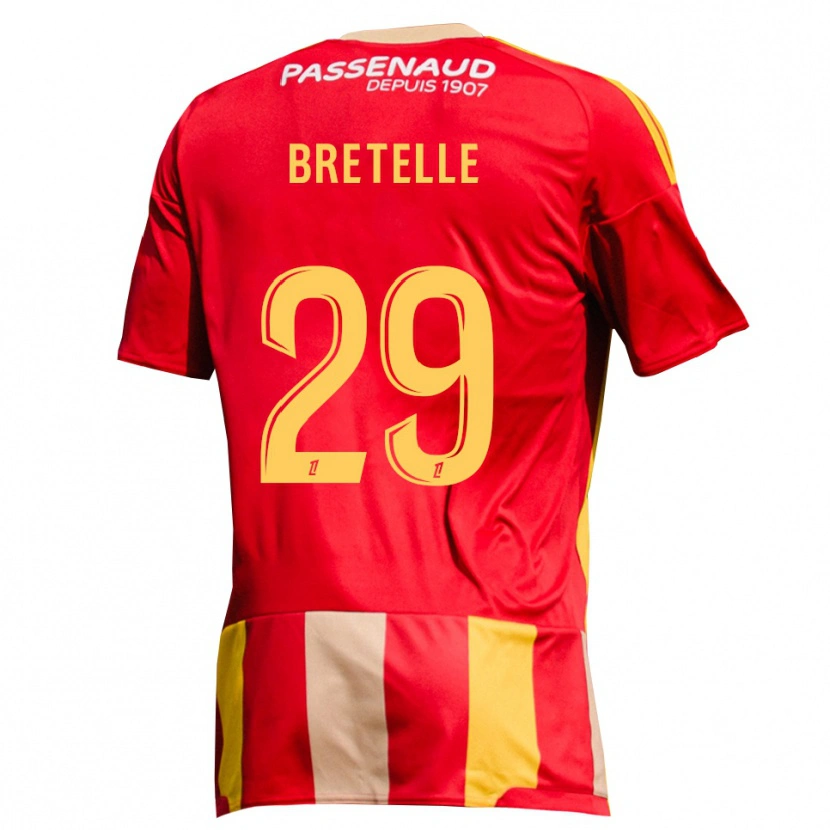 Danxen Niño Camiseta Lucas Bretelle #29 Rojo Amarillo Verde 1ª Equipación 2026/27 La Camisa