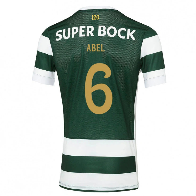Danxen Niño Camiseta Luís Abel #6 Grisardodarkslategray Blanco 1ª Equipación 2026/27 La Camisa