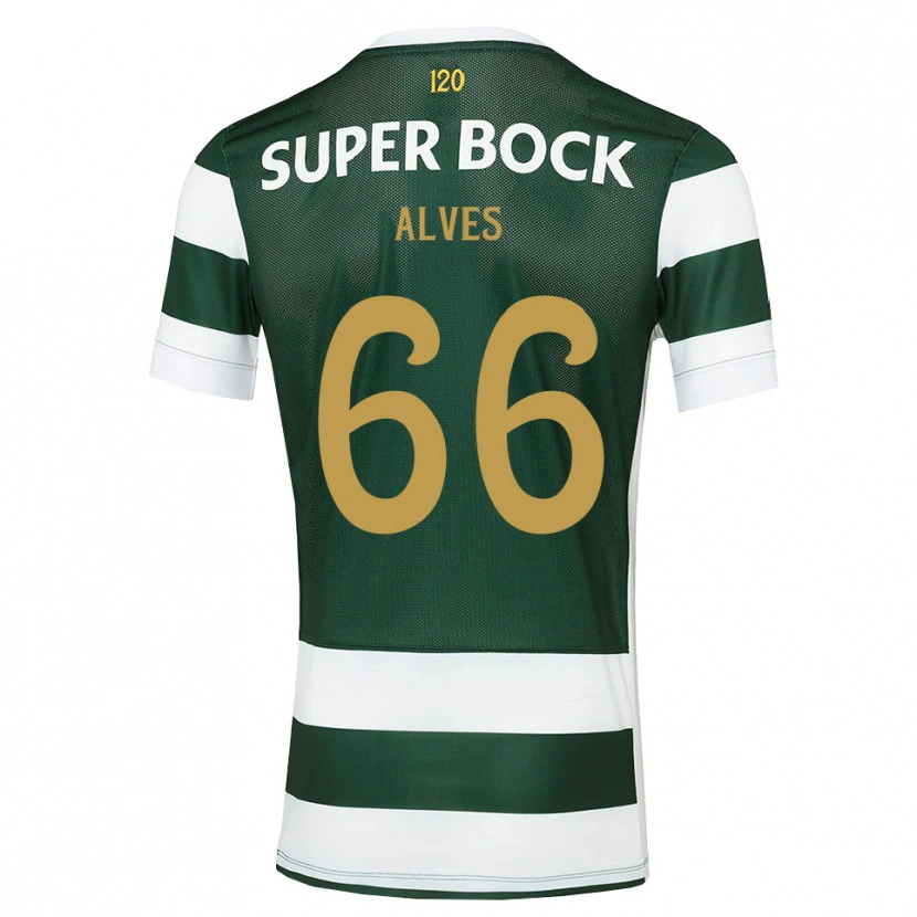 Danxen Niño Camiseta Miguel Alves #66 Grisardodarkslategray Blanco 1ª Equipación 2026/27 La Camisa