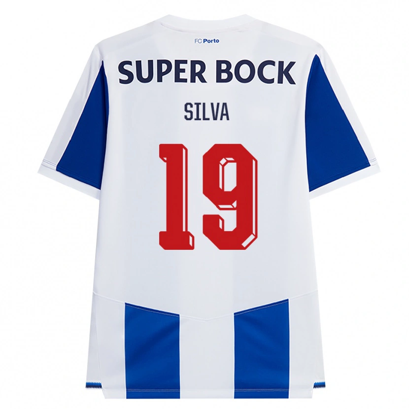 Danxen Niño Camiseta André Silva #19 Azul Blanco Rojo 1ª Equipación 2026/27 La Camisa