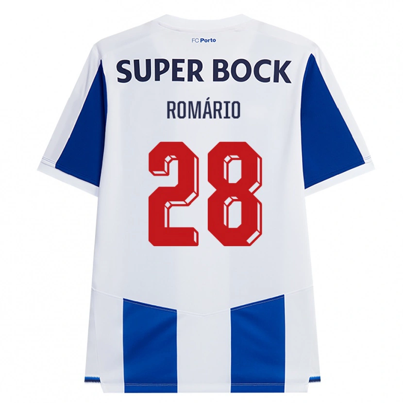 Danxen Niño Camiseta Romario Baro #28 Azul Blanco Rojo 1ª Equipación 2026/27 La Camisa
