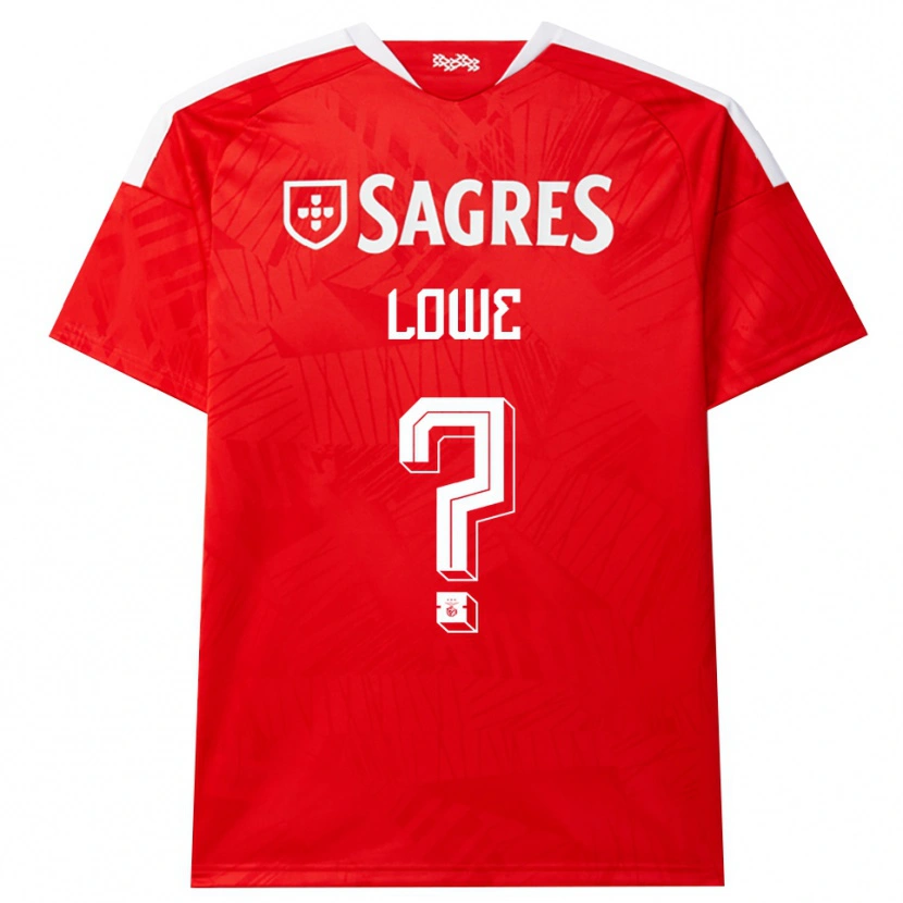 Danxen Niño Camiseta Fletcher Lowe #0 Rojo Blanco Amarillo 1ª Equipación 2026/27 La Camisa