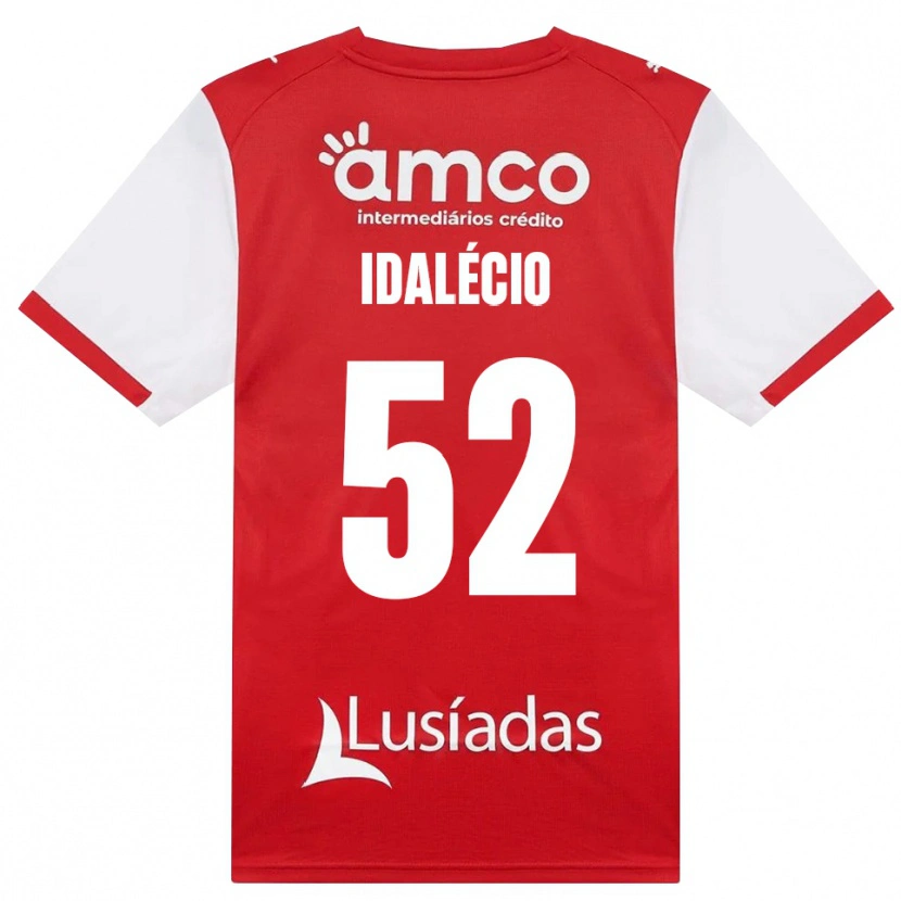 Danxen Niño Camiseta Idalécio #52 Rojo Blanco Negro 1ª Equipación 2026/27 La Camisa