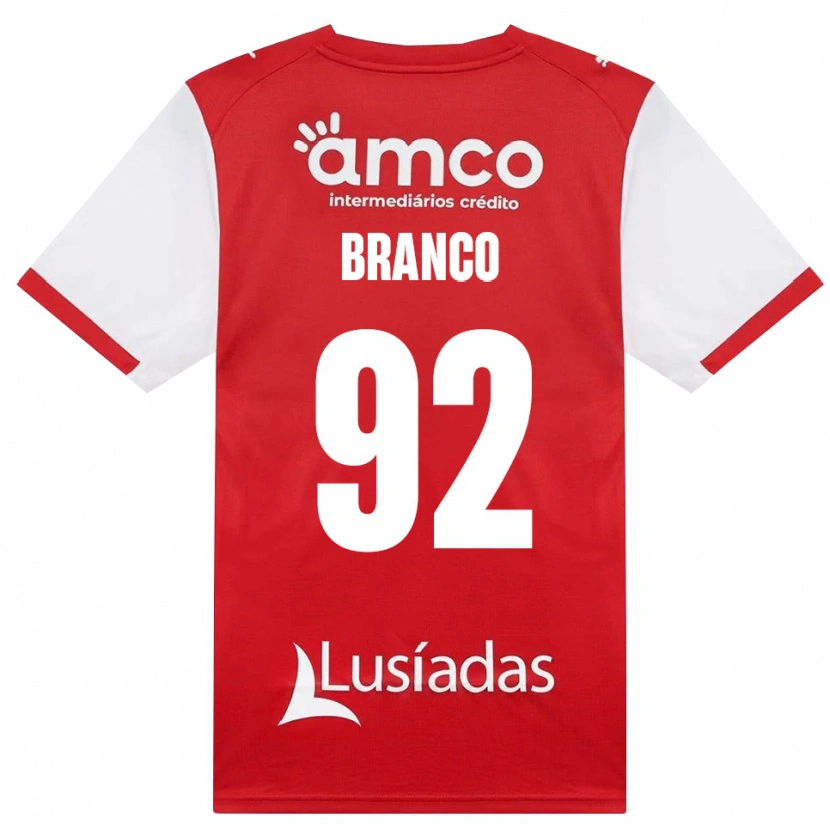 Danxen Niño Camiseta António Gil #92 Rojo Blanco Negro 1ª Equipación 2026/27 La Camisa