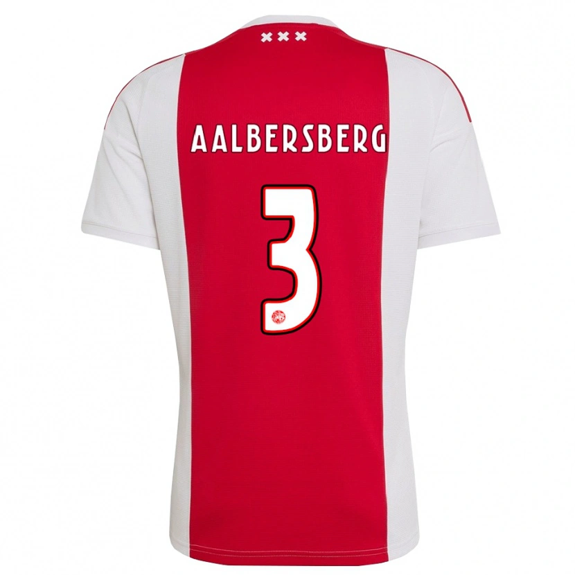 Danxen Niño Camiseta Miles Aalbersberg #3 Rojo Blanco Amarillo 1ª Equipación 2026/27 La Camisa